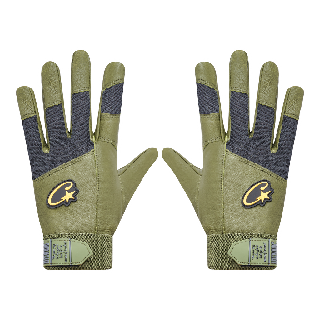 LEATHER GLOVES [GUTTA GREEN]