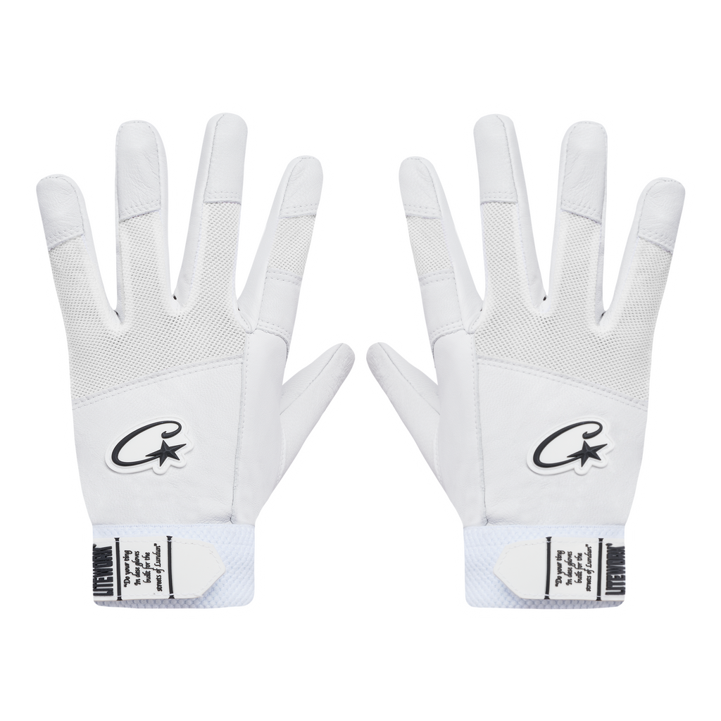 LEATHER GLOVES [WHITE]