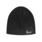 2 TONE RIBBED KNIT BEANIE [BLACK]