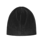 2 TONE RIBBED KNIT BEANIE [BLACK]