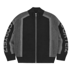 PRECISION KNIT ZIP UP [BLACK]