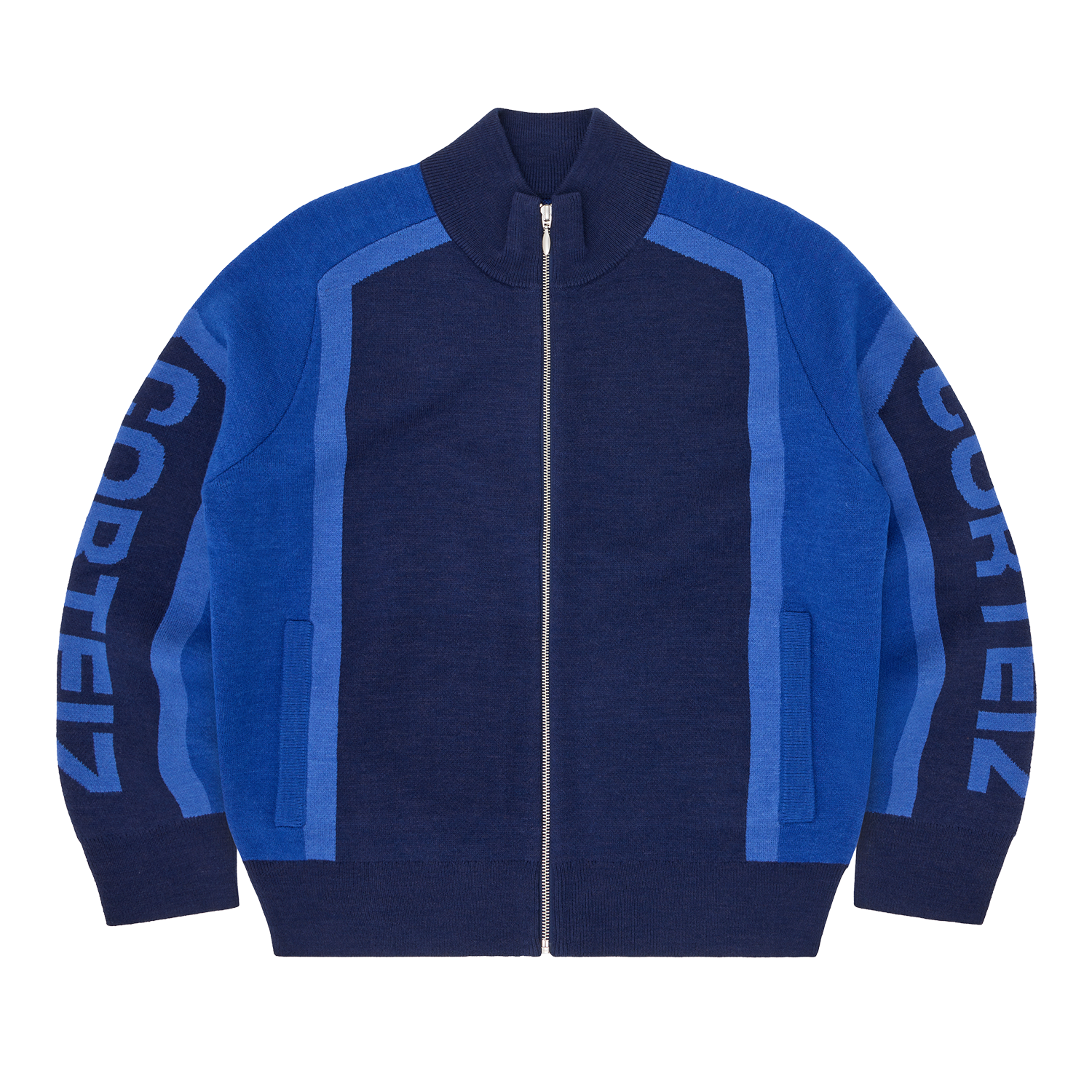 PRECISION KNIT ZIP UP [NAVY]