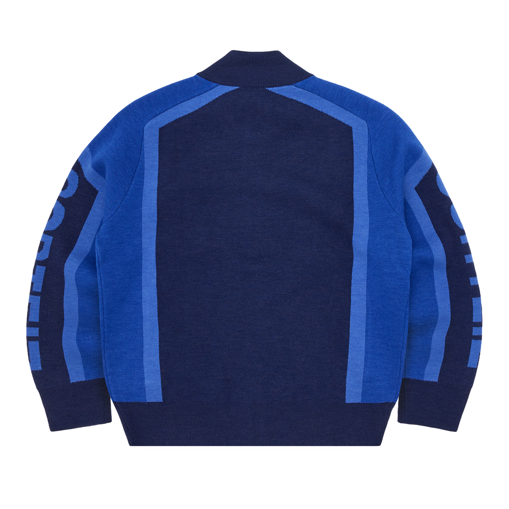 PRECISION KNIT ZIP UP [NAVY]