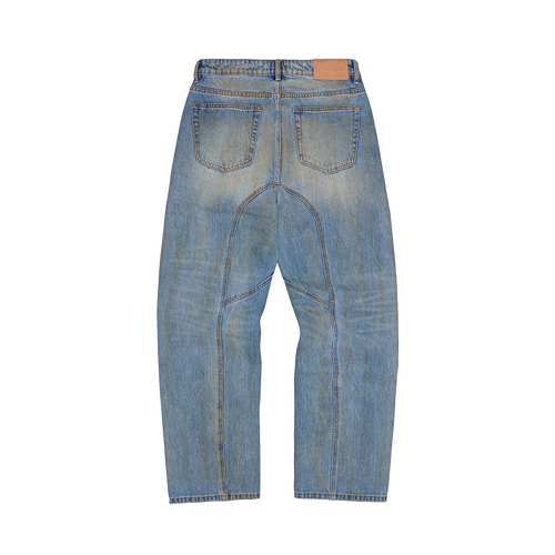 ARDWEAR PANEL BAGGY JEANS [WASHED INDIGO]