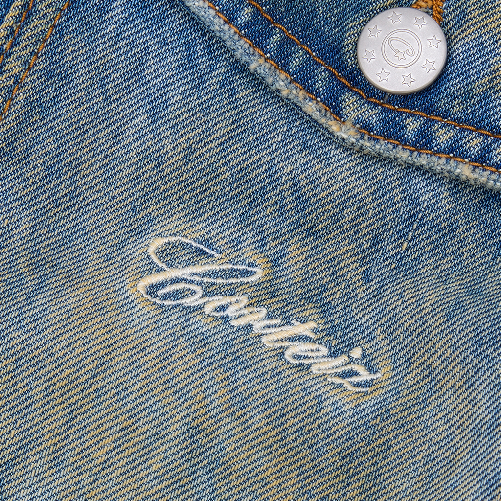 ARDWEAR PANEL DENIM JACKET [WASHED INDIGO]