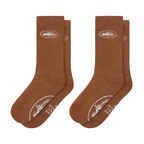 BROWN ALCATRAZ SOCKS [2 PACK]