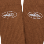 BROWN ALCATRAZ SOCKS [2 PACK]