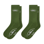 GREEN ALCATRAZ SOCKS [2 PACK]