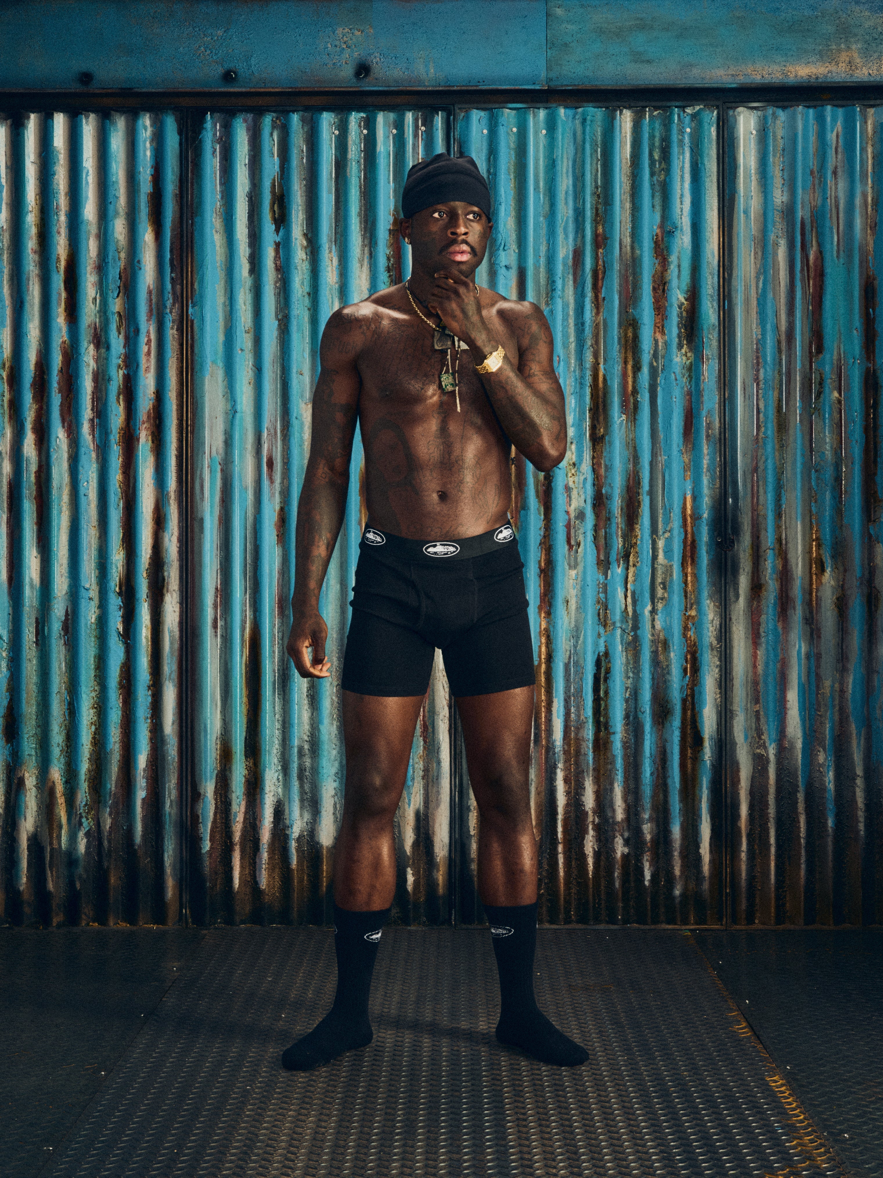 BLACK ALCATRAZ BOXERS [3 PACK]