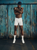 WHITE ALCATRAZ BOXERS [3 PACK]
