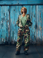 MINI ISLAND ZIP HOODIE [WOODLAND CAMO]