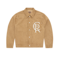 CREST CHAINSTITCH DENIM JACKET [TAN]