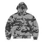 DIPLOMATIC ZIP HOODIE [WASHED CAMO]