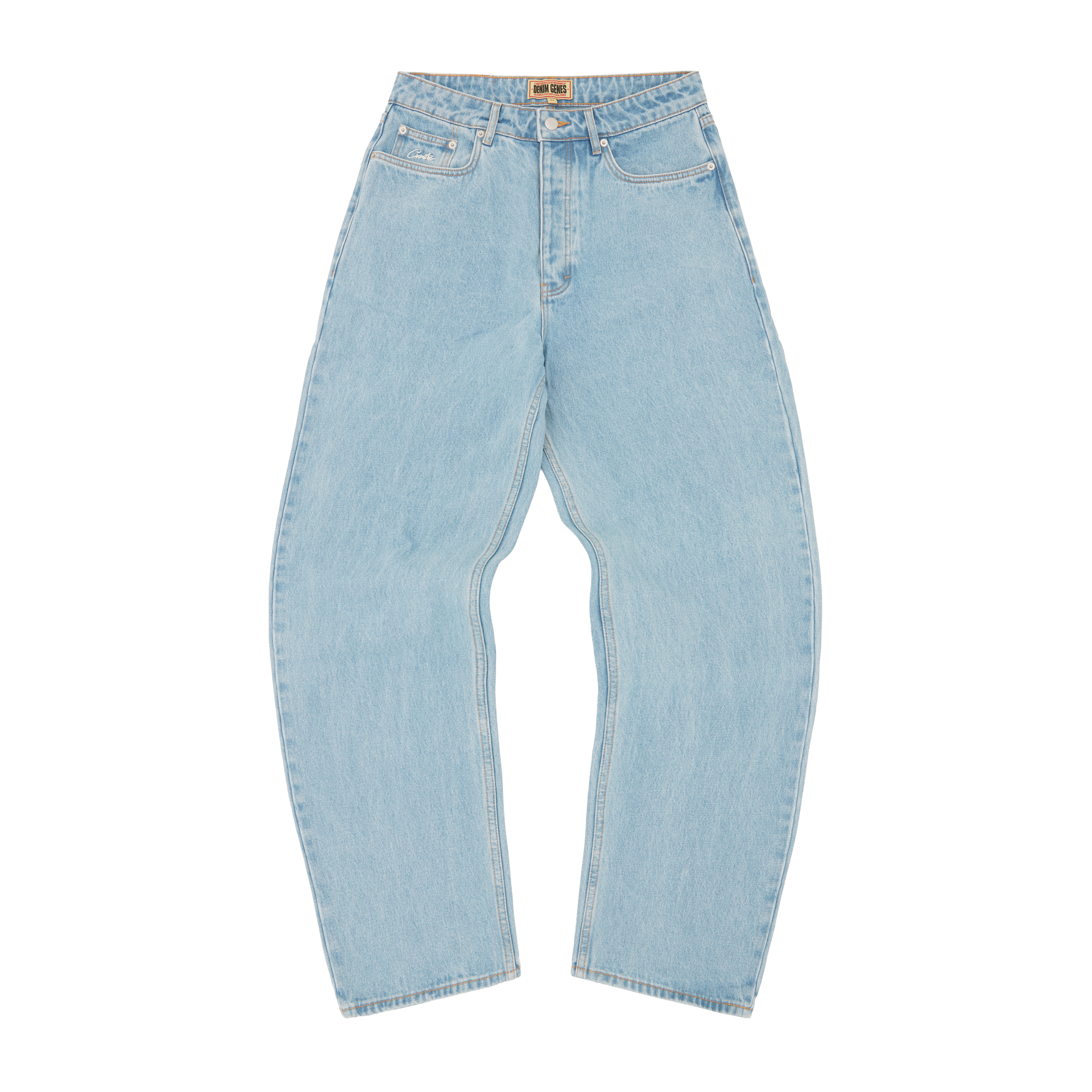 DUAL STRIPE BAGGY JEANS [STONEWASH]