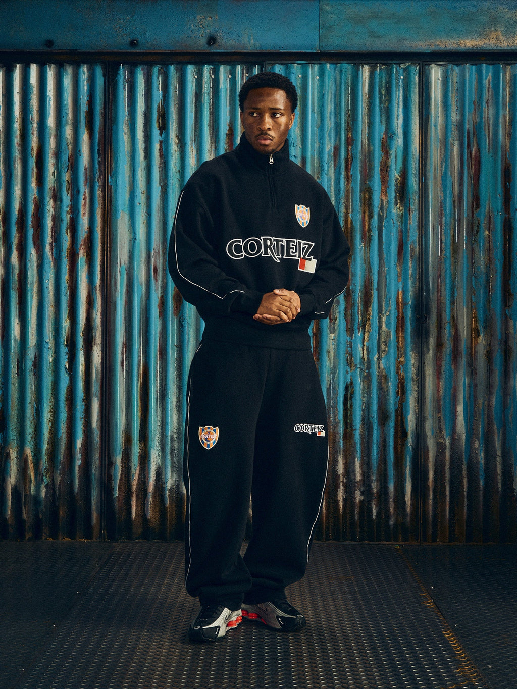 GIAPPONESE OPEN HEM SWEATPANT [BLACK]