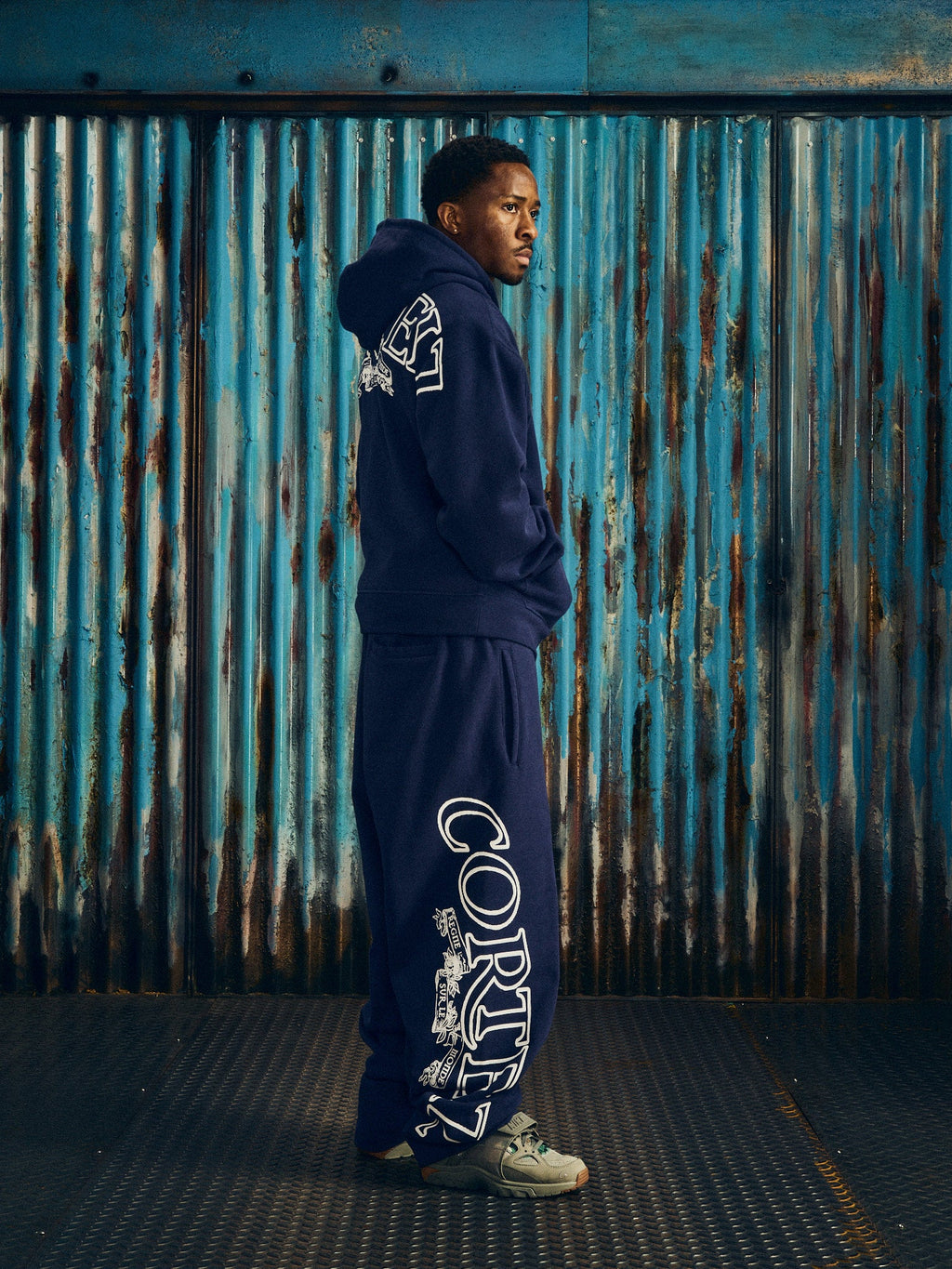 SUPERIOR ROYALE ZIP HOODIE [NAVY]