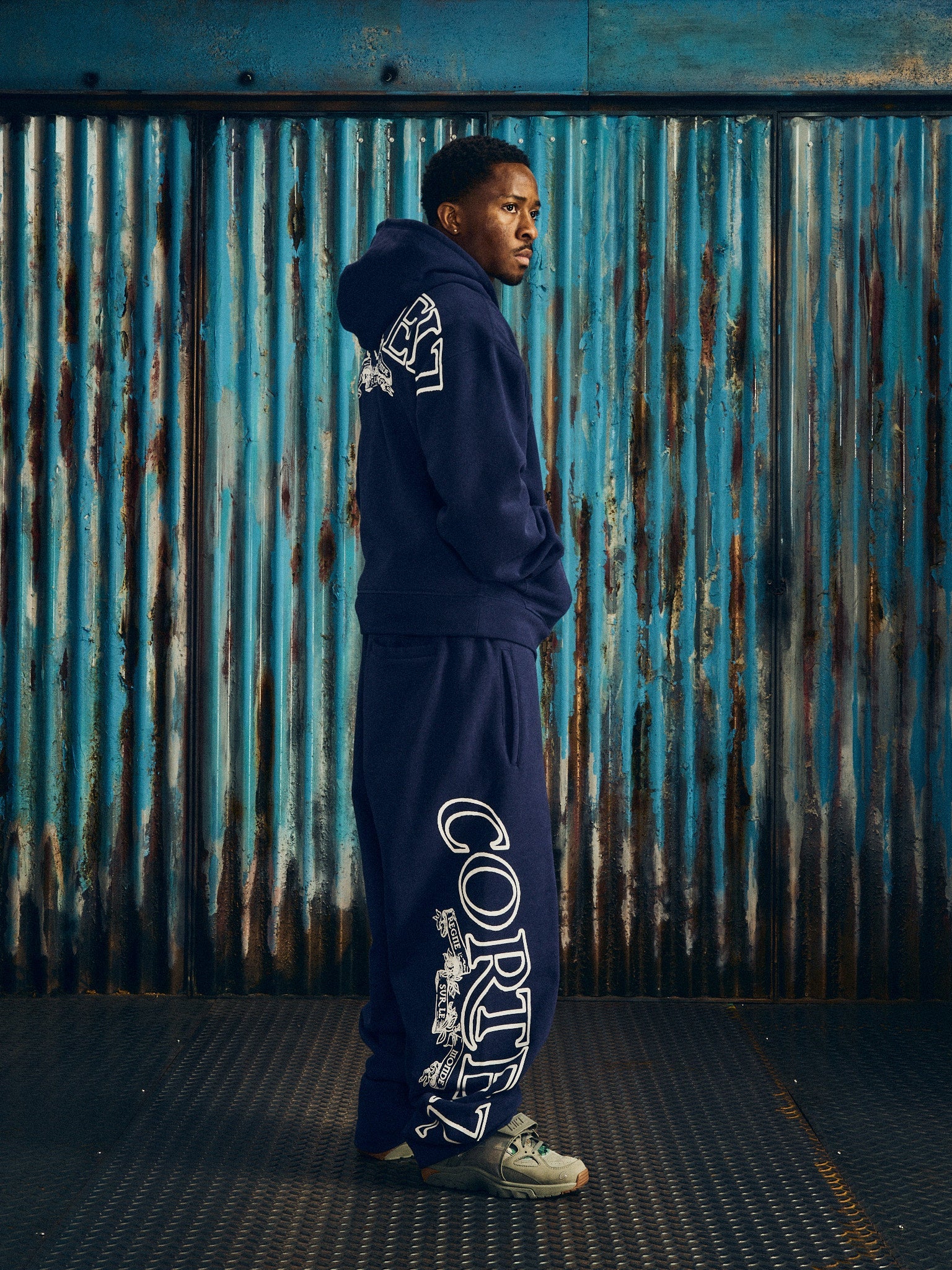 SUPERIOR ROYALE ZIP HOODIE [NAVY]
