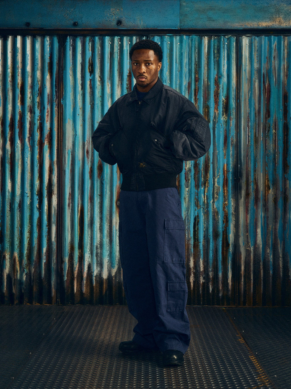 ALCATRAZ BOMBER JACKET [VINTAGE BLACK]