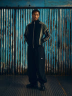 PRECISION KNIT ZIP UP [BLACK]