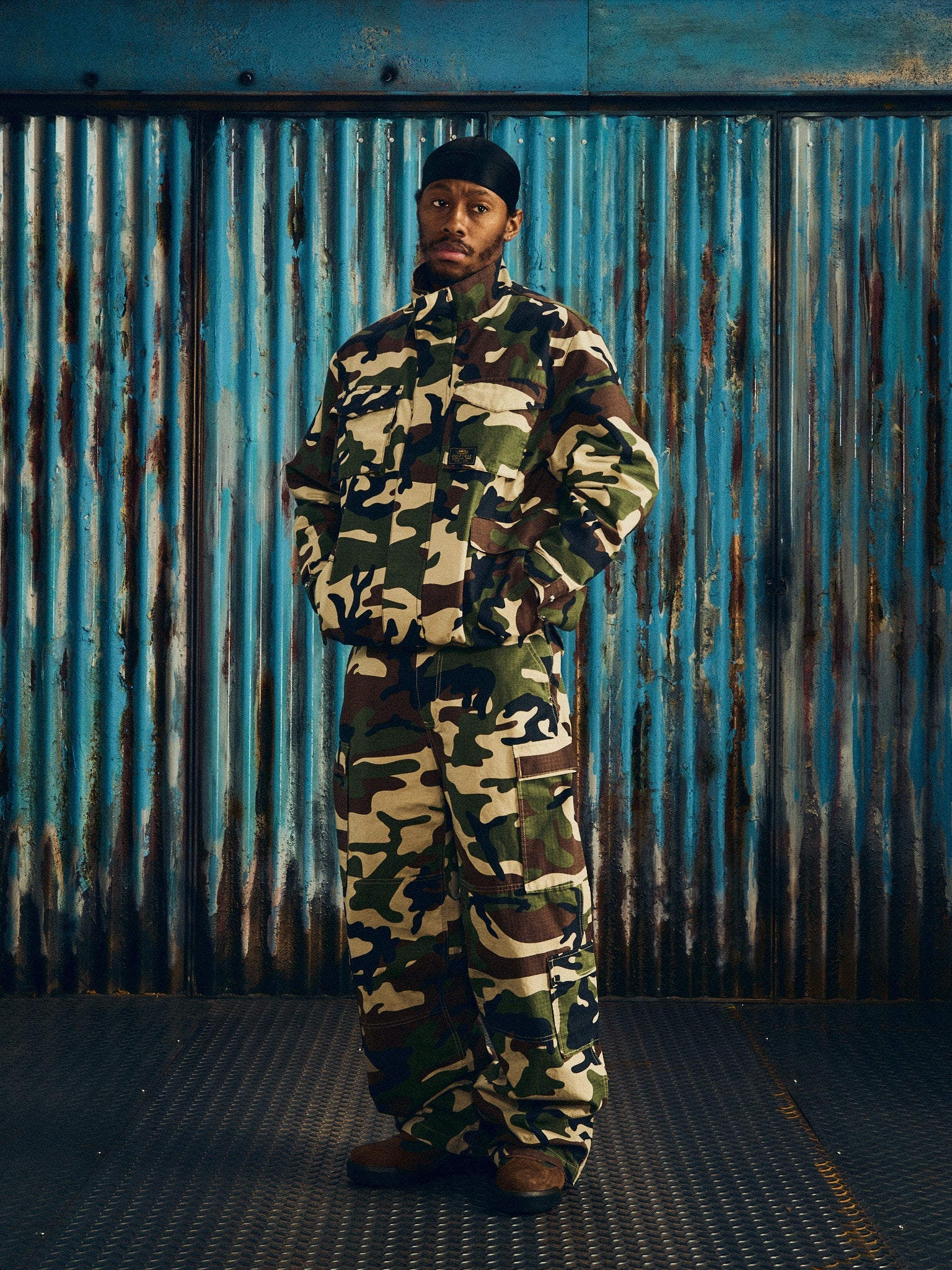 GUERILLAZ CARGO PANT [WOODLAND CAMO]