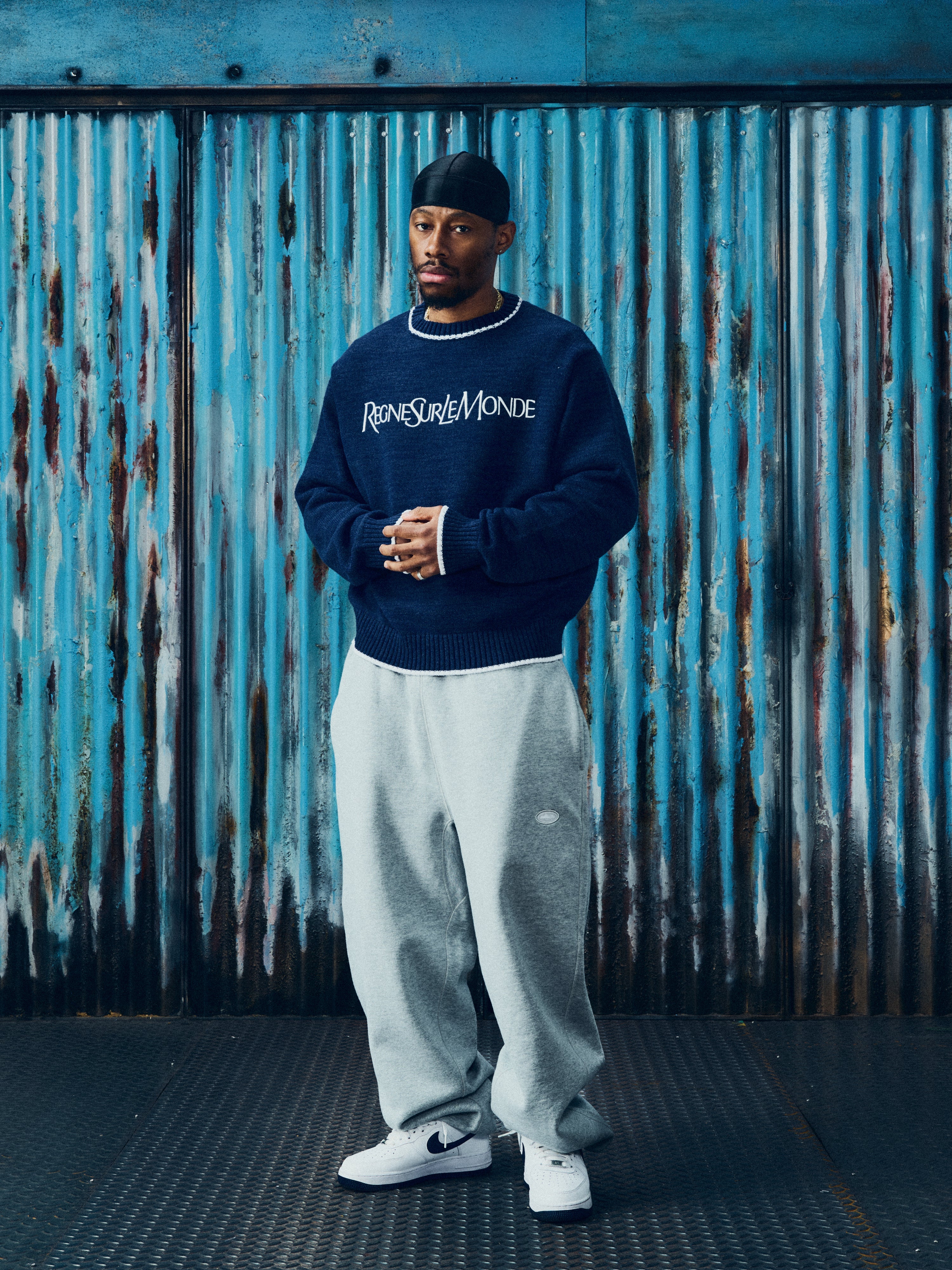 RSLM KNIT CREWNECK [NAVY]