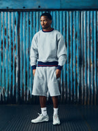 HMP DOUBLE UP CREWNECK [HEATHER GREY]