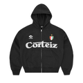 GHINI ZIP HOODIE [BLACK]