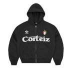 GHINI ZIP HOODIE [BLACK]