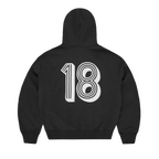 GHINI ZIP HOODIE [BLACK]
