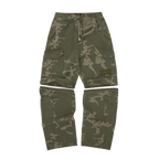 GUERILLAZ CONVERTIBLE PANT [GREEN CAMO]
