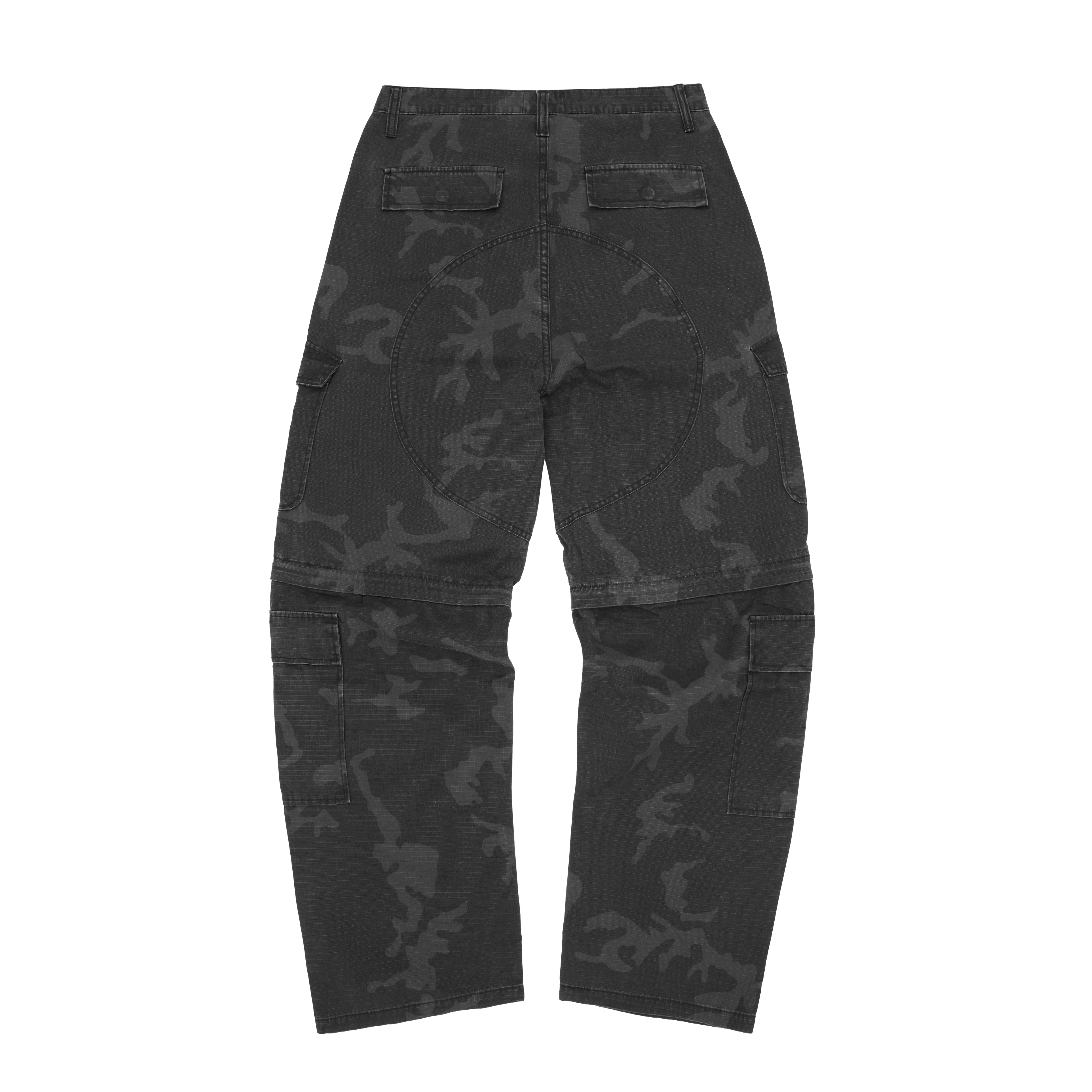 GUERILLAZ CONVERTIBLE PANT [BLACK CAMO]