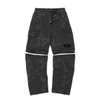 GUERILLAZ CONVERTIBLE PANT [BLACK CAMO]