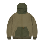 GUERILLAZ RIPSTOP ZIP HOODIE [OLIVE]