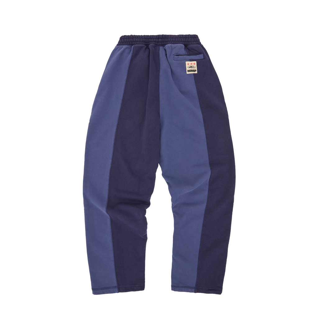 HMP CONTRAST OPEN HEM SWEATPANT [NAVY]