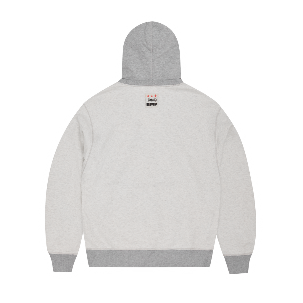 HMP CONTRAST HOODIE [HEATHER GREY]