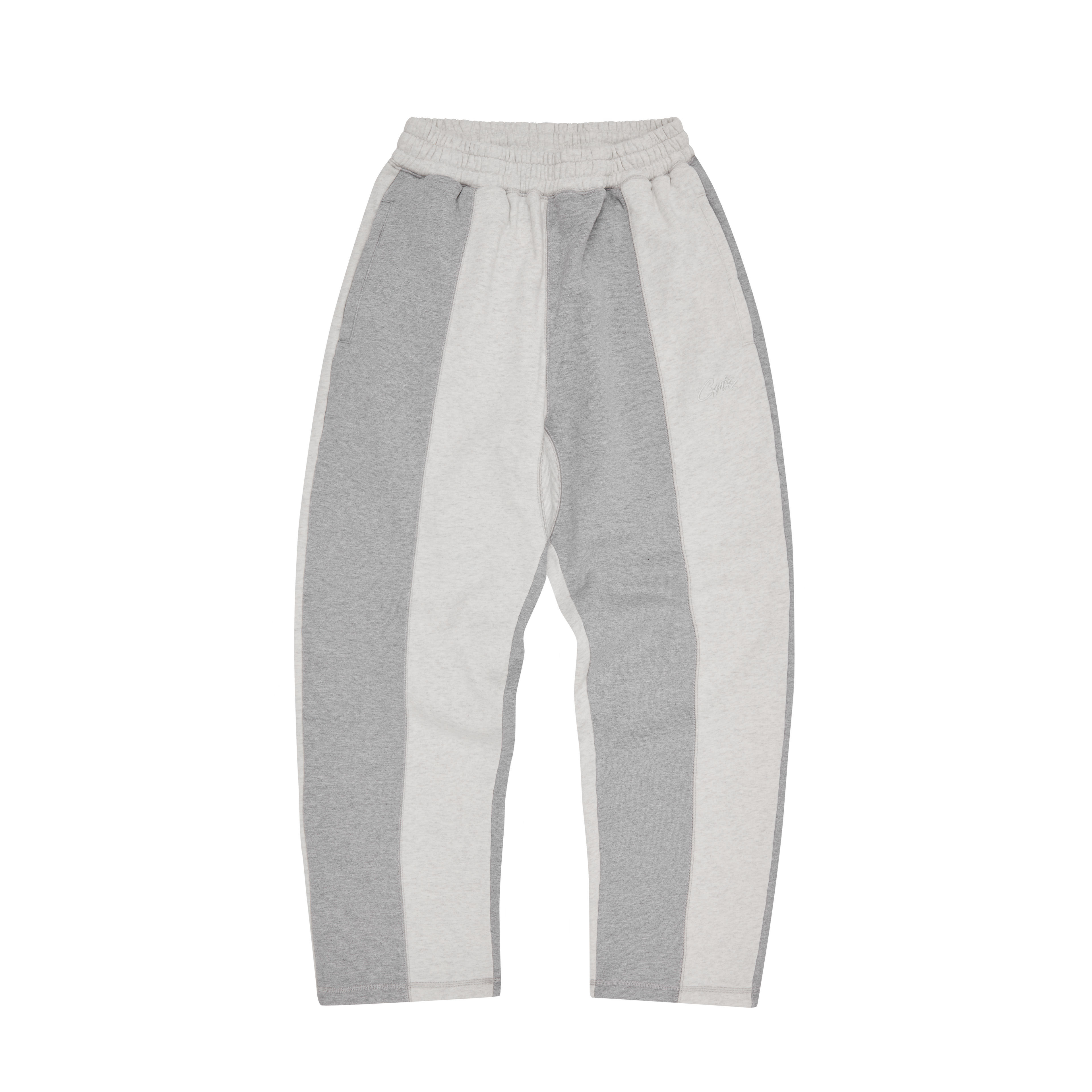 HMP CONTRAST OPEN HEM SWEATPANT [HEATHER GREY]