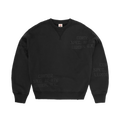 HMP STENCIL CREWNECK [BLACK OVERDYE]