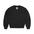 HMP STENCIL CREWNECK [BLACK OVERDYE]
