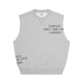 HMP STENCIL VEST [HEATHER GREY]