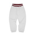 HMP STRIPE RIB SWEATPANT [LIGHT HEATHER]