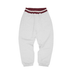 HMP STRIPE RIB SWEATPANT [LIGHT HEATHER]