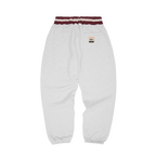HMP STRIPE RIB SWEATPANT [LIGHT HEATHER]