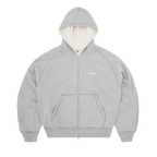 HMP THERMAL ZIP HOODIE [HEATHER GREY]