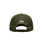 ISLAND PUFF PRINT TRUCKER HAT [OLIVE]