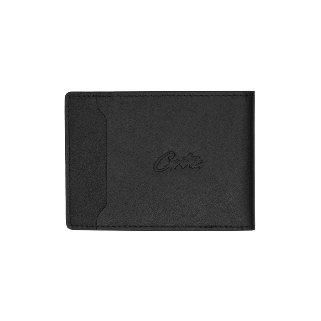 ISLAND LEATHER CARD HOLDER [BLACK]