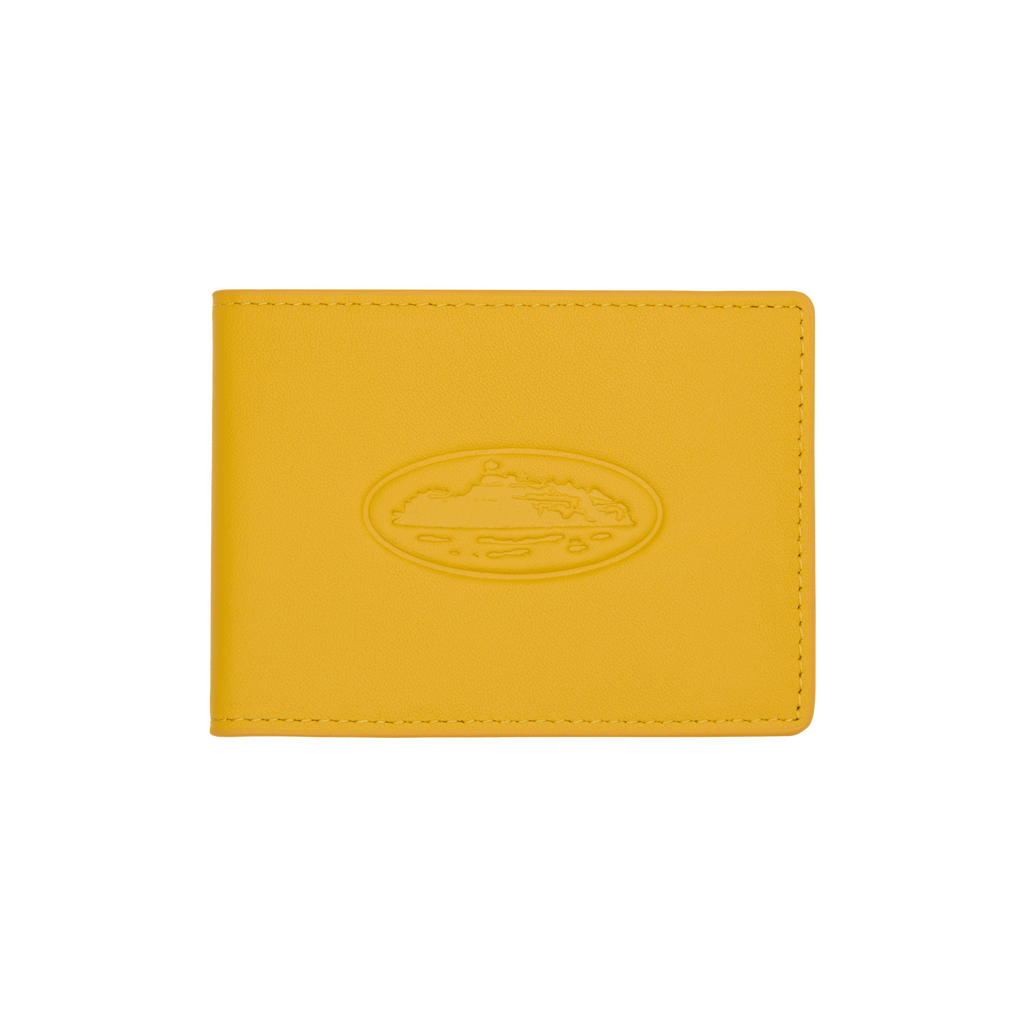 ISLAND LEATHER CARD HOLDER [YELLOW]