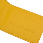 ISLAND LEATHER CARD HOLDER [YELLOW]