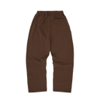 ISLAND PUFF PRINT OPEN HEM SWEATPANT [BROWN]