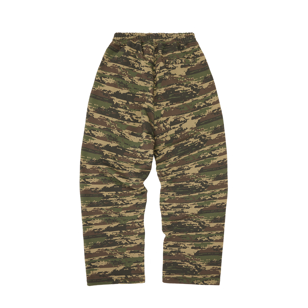 ISLAND PUFF PRINT OPEN HEM SWEATPANT [DIGI CAMO]