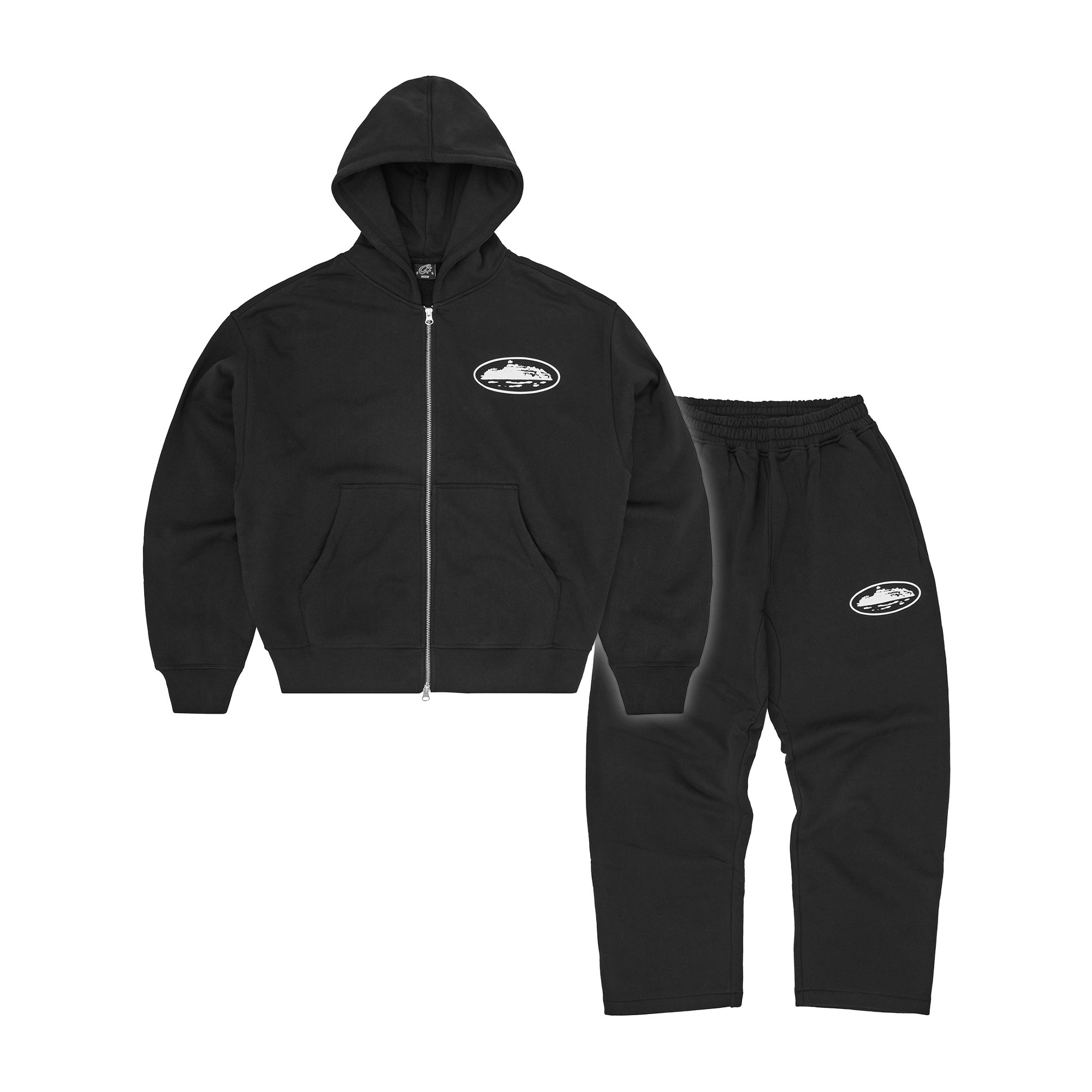 ISLAND PUFF PRINT TRACKSUIT [BLACK]
